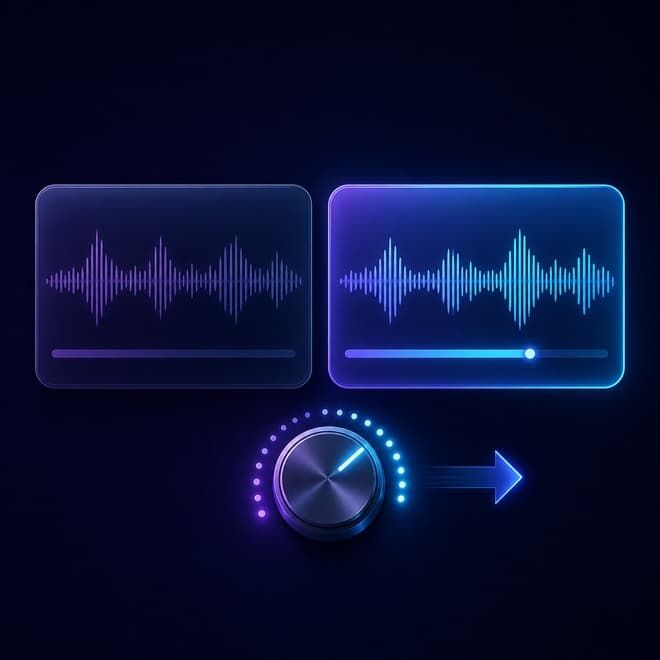 Hear both takes before you edit